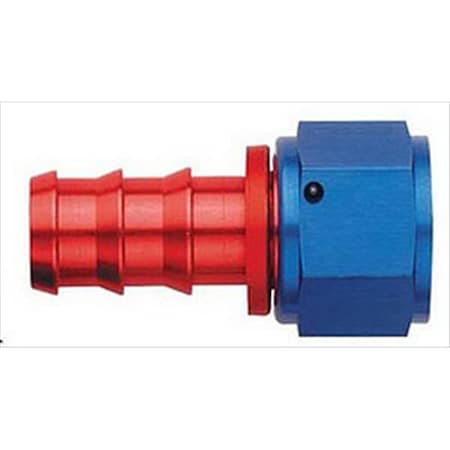 Aeroquip -10 An Straight Socketless Fitting- Red And Blue A83-FCM1514